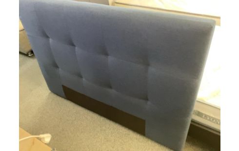 TETE DE LIT BLEUE + 2 PIEDS