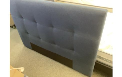 TETE DE LIT BLEUE + 2 PIEDS