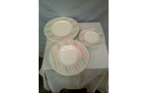 TELLER-SET 12-TLG <V.&B.> ANDANTE GESTR.