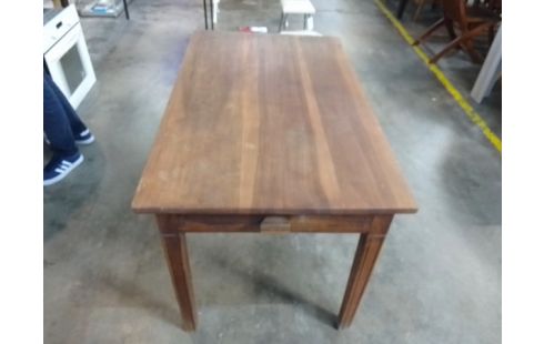 TABLE BOIS 2 TIROIRS