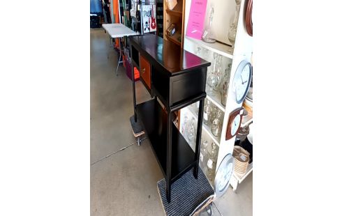 CONSOLE NOIRE 1 TIROIR