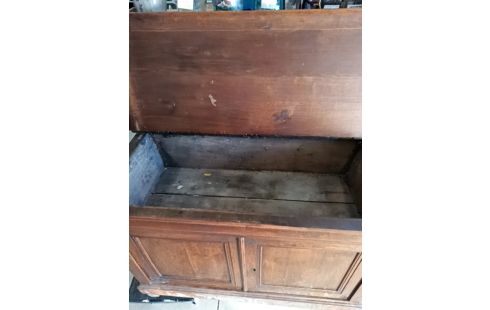 BUFFET BAS CHÊNE MASSIF ANCIEN DESSUS RELEV