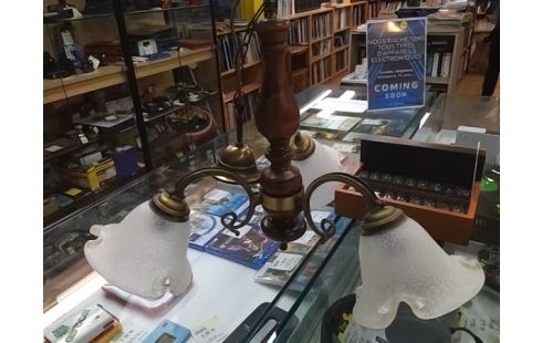 LUSTRE 3 BRANCHES RUSTIQUE