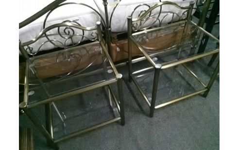 CHEVET DORE DESSUS VERRE