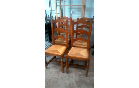 LOT DE 4 CHAISES