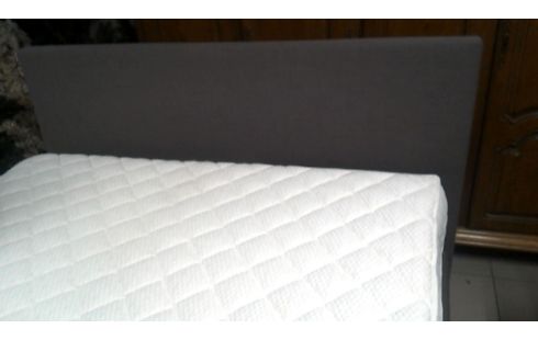 BETT 160X200, , LAUTSPRECHER 1 GRAU STOFF MET, , MATRATZE