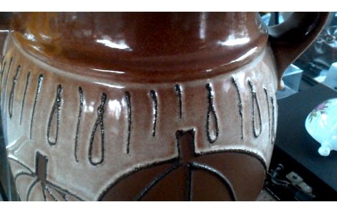 VASE, , PORTE PARAPLUIE BRUN BEIGE VINTAGE