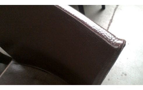 6 SILLAS DISEÑO PARDO CUERO