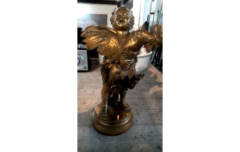 STATUE BRONZE JUNGE MET, , HAHN