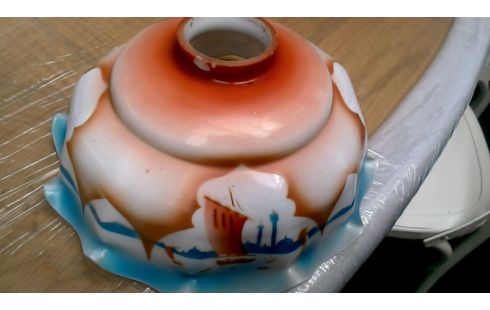 LAMPENSCHIRM ANTIK, , OPALGLAS