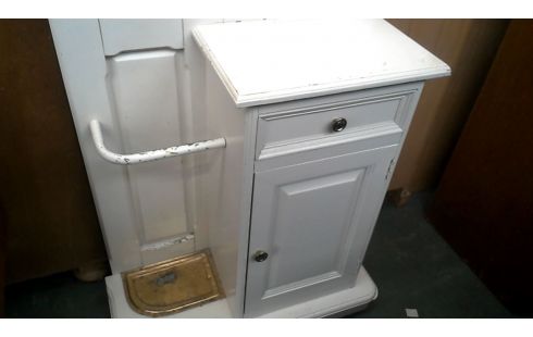 KLEIDERSTÄNDER, , MÖBELSTÜCK WEISS 1 TÜR / 1 SCHUBLADE, , SPIEGEL