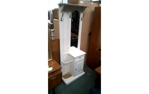 KLEIDERSTÄNDER, , MÖBELSTÜCK WEISS 1 TÜR / 1 SCHUBLADE, , SPIEGEL