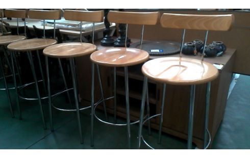 BARHOCKER CHROM, , HOLZ DAS STÜCK