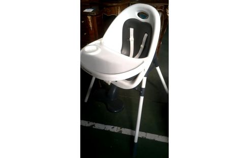 CHAISE ENFANT BLANCHE GRIS