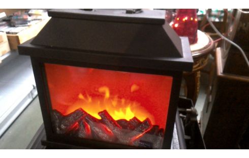 CHIMENEA ELÉCTRICA NEGRO LA UNIDAD