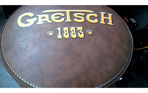 BARHOCKER CHROM BRAUN KUNSTLEDER