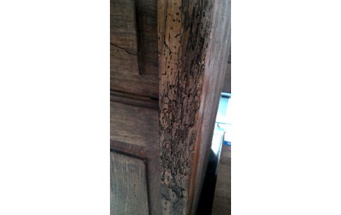 KISTE 1 ANTIK EICHE 2 TÜREN 1 SCHUBLADE