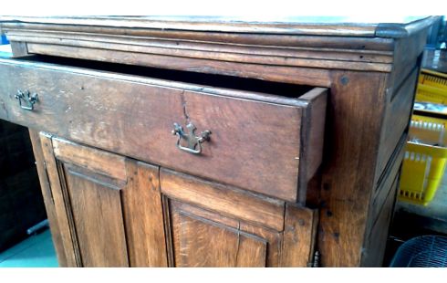 KISTE 1 ANTIK EICHE 2 TÜREN 1 SCHUBLADE