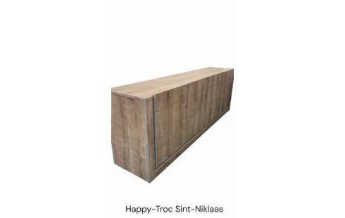 DRESSOIR HOUT LOOK 4 DEUREN