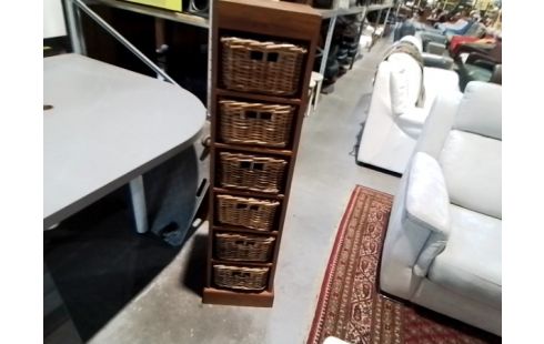 MEUBLE COLONNE 6 PANIERS