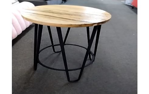 TABOURET DE BAR ASSISE BOIS PIEDS METAL