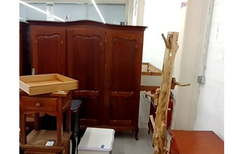 ARMOIRE BOIS 3P AVEC CLEFS