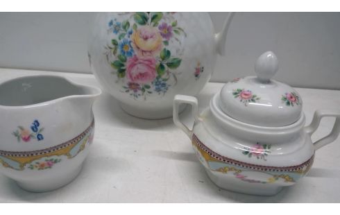 CAFETIERE, , BIDON A LAIT, , SUCRIER LIMOGES