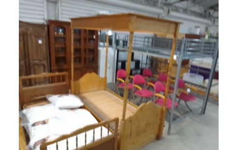 LIT BALDAQUIN PIN 90X190 + SOMMIER