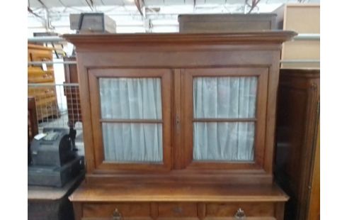 BAHUT 2 CORPS ANCIEN STYLE LOUIS PHILIPPE EN L'ETAT