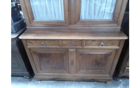 BAHUT 2 CORPS ANCIEN STYLE LOUIS PHILIPPE EN L'ETAT