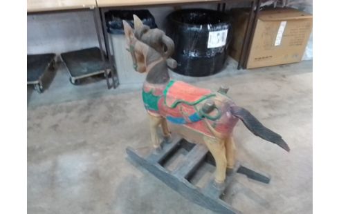 CHEVAL A BASCULE BOIS