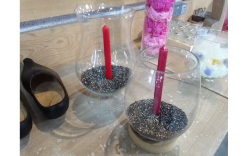 DECORATION BOUGIE VERRE L'UNITÉ