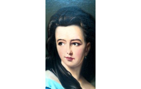 GEMÃLDE, , RAHMEN 1 VERGOLDET GEWIDMET