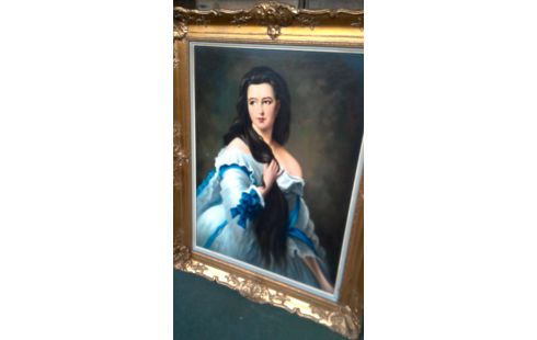 GEMÃLDE, , RAHMEN 1 VERGOLDET GEWIDMET