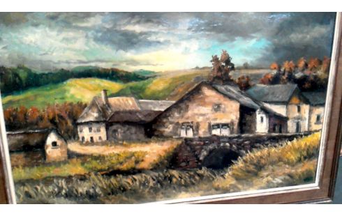 GEMÃLDE, , HEIZKÖRPER, , BAUERNHOF GEWIDMET