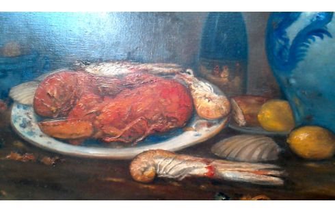 GEMÃLDE, , STILLLEBEN GEWIDMET