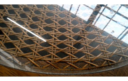 MESA DE SALÓN REDONDO CHIPPENDALE HIELO