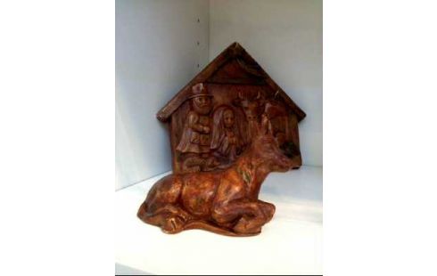 KRIPPENFIGUREN 14-TLG. U. ADVENTSSPRÜCHE