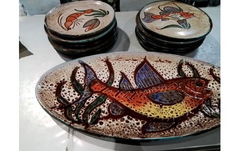 SERVICE DE TABLE VALLAURIS X13