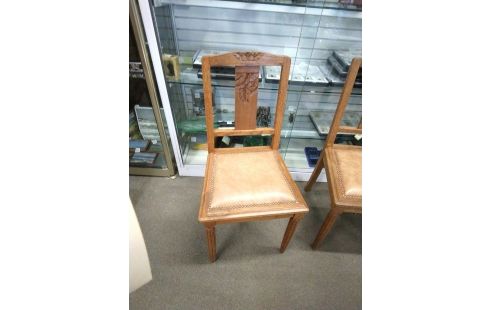 6 CHAISES ANNEES 40