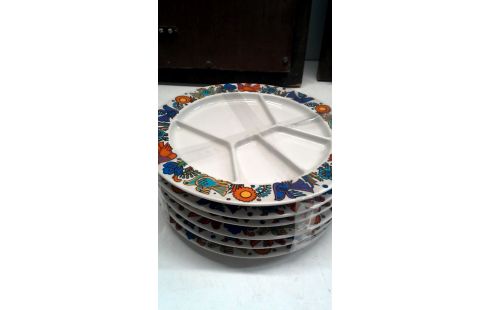 FONDUE BORD BOCH  ACAPULCO SET6