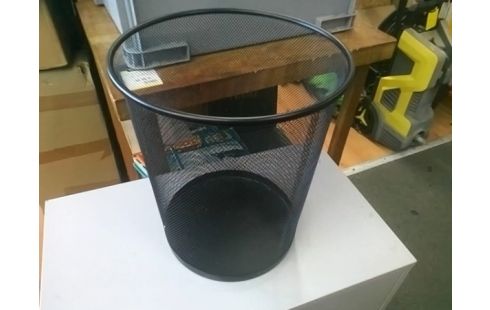 CORBEILLE METAL NOIRE