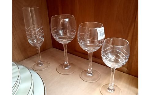 VERRES CRISTAL 3 PIECES