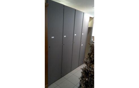 KLEERKAST INTERLUBKE GRIJS 5 DEUREN