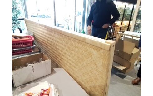 TETE DE LIT BAMBOU M DU MONDE 160