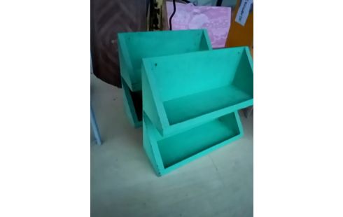 ETAGERE MURALE VERTE