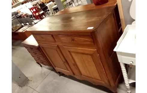DRESSE ancienne chene 2 tiroirs 2 portes