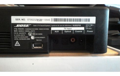 BARRE DE SON BOSE SOLO 5 COMPLETE TEST OK