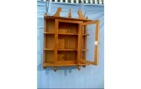 WANDSCHRANK HOLZ HELL KLEIN 1 TÜR