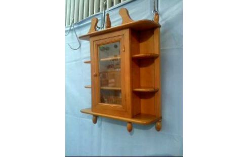 WANDSCHRANK HOLZ HELL KLEIN 1 TÜR